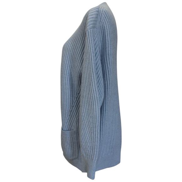 J.Crew Ribbed Chunky Knit V-Neck Cotton Blend Cardigan Size S - Picture 6 of 13